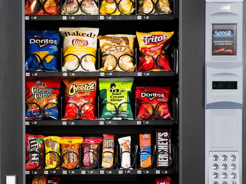 Snack And Soda Vending Machines